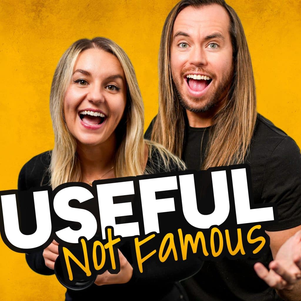Useful Not Famous Podcast Cover Art